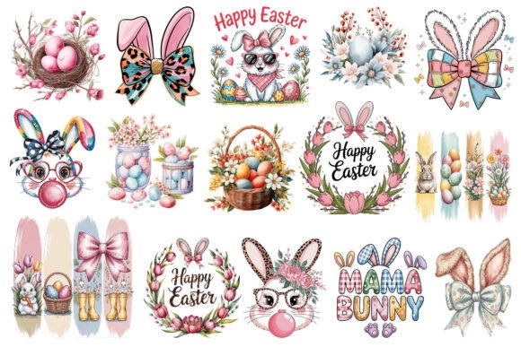Download Easter Clipart Bundle 25 PNG Sublimation - Premium Resources